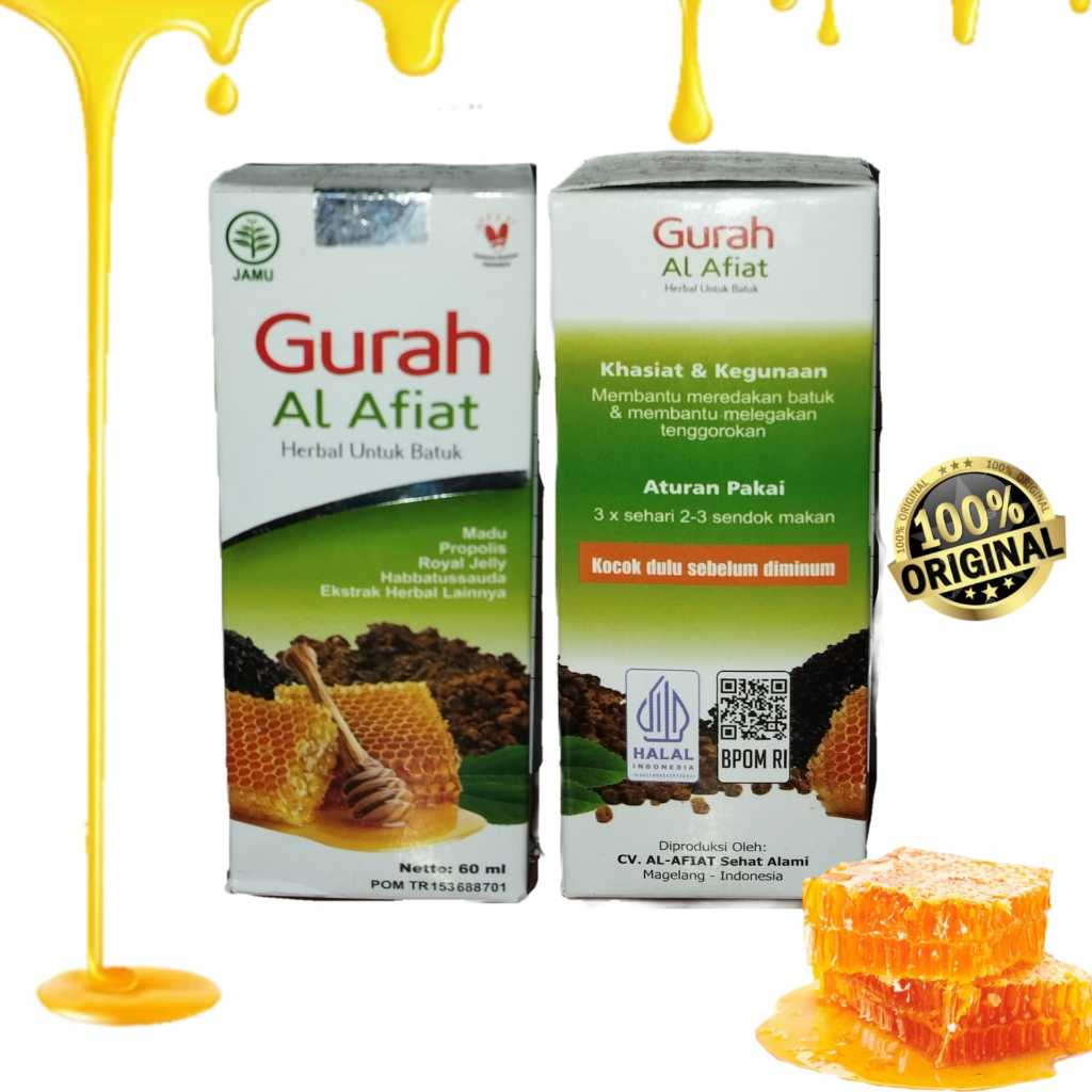 

Madu Gurah Al Afiat Sehat Alami 60 ml Madu Gurah Al Afiat Sehat Alami 60 ml
