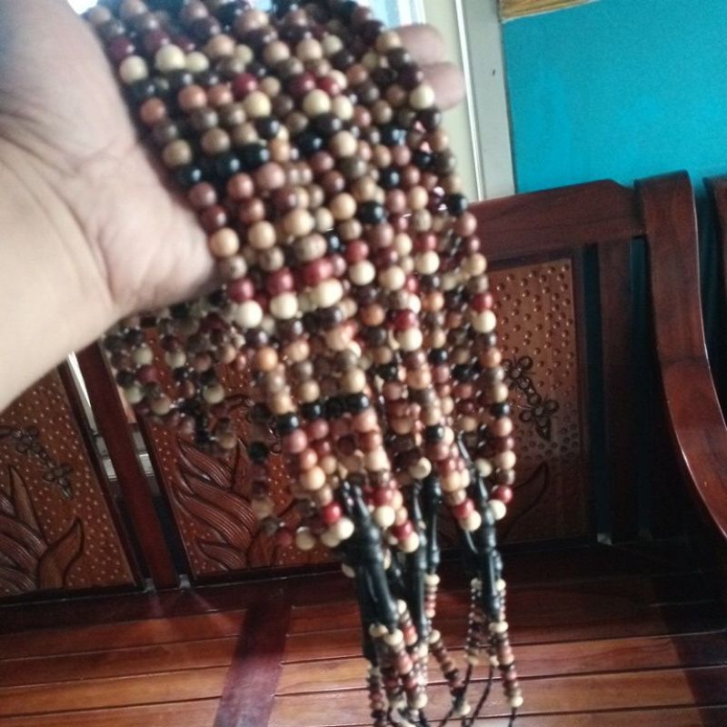 tasbih kombinasi / tasbih kayu bertuah/ tasbih kayu bertuah size 8 m / tasbih kayu / tasbih