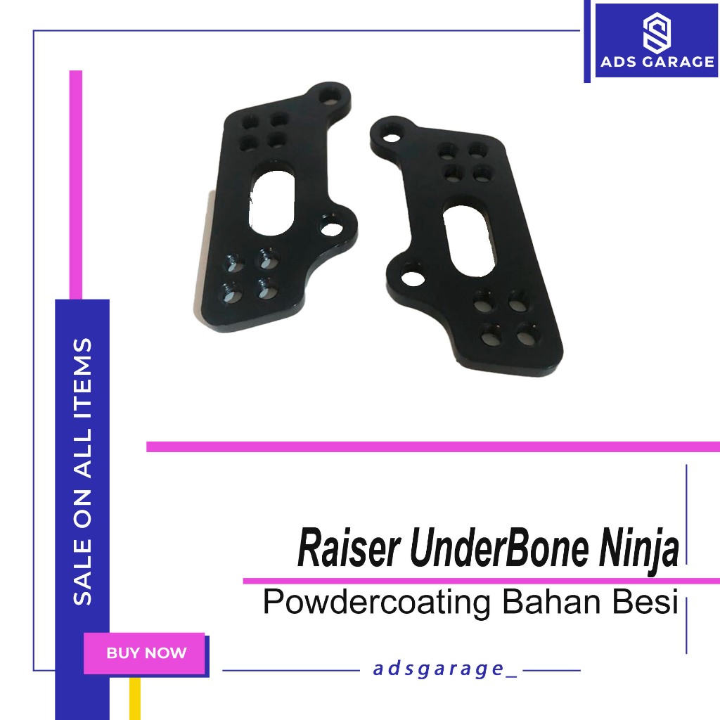 Raiser UnderBone Ninja Powder coating Bahan Besi