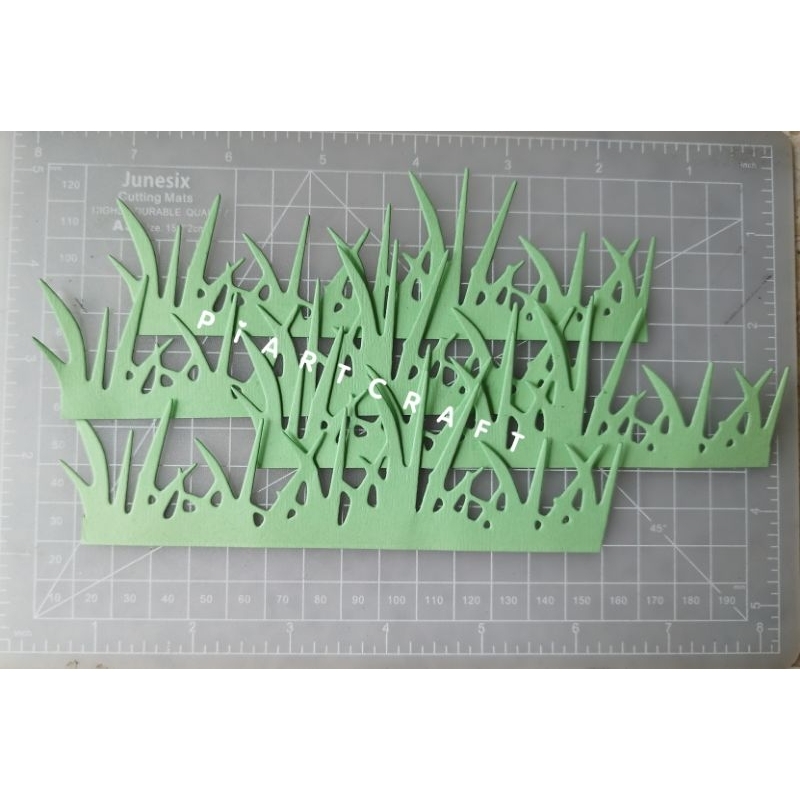 

seri EASTER PASKAH - Rumput - isi 4 pcs - Dies cut / cut dies DIY scrapbook / vintage journal / album