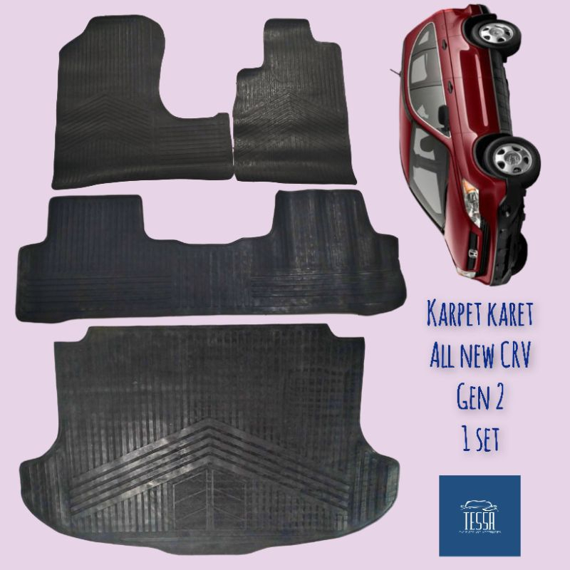 karpet mobil CRV gen 2 2007-2012 full set