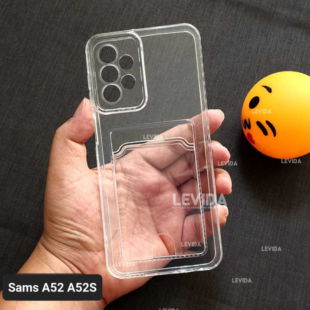 SAMSUNG A52/A52S SAMSUNG A53 5G SAMSUNG A54 5G CLEAR CARD CASE SLOT KARTU CASE SAMSUNG A52/A52S SAMS