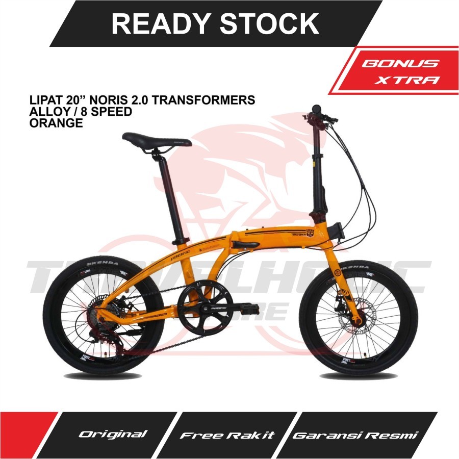 Sepeda Lipat Murah 20 Pacific Noris 2.0 Transformer Alloy Terbaru