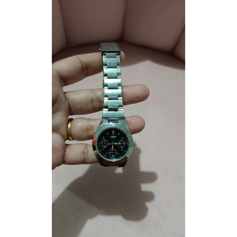 preloved jam casio stainless steel