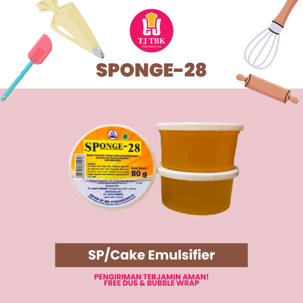 

Sponge 28 80gr (Cake Emulsifier/SP Kue)