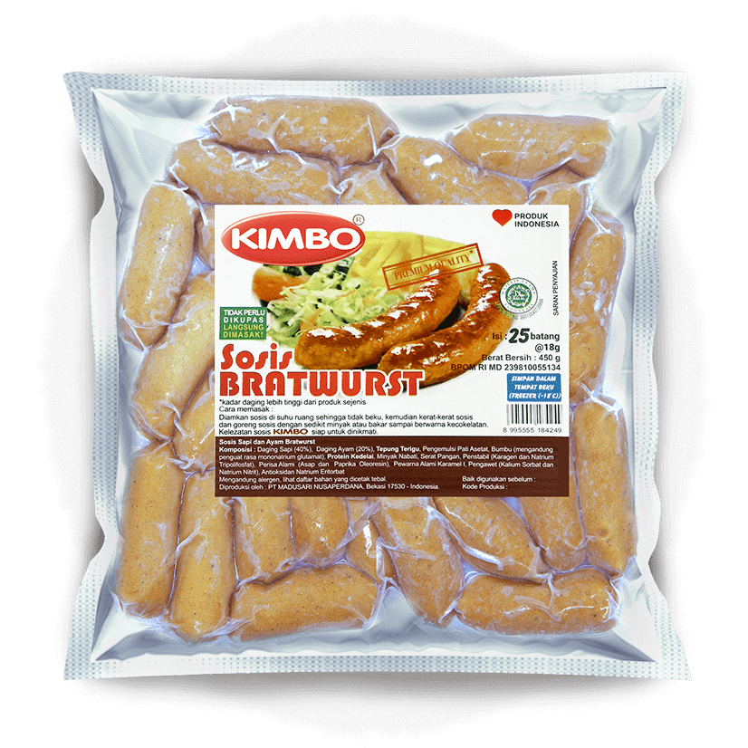

Kimbo Sosis Bratwurst Cocktail 450 gr