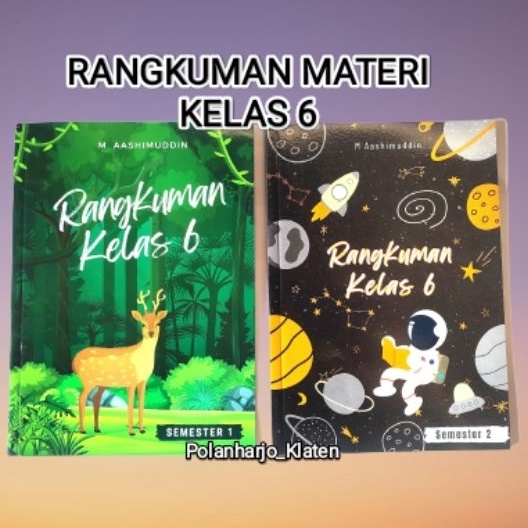 

ART A75R Buku Rangkuman Materi Kelas 6 Buku Rangkuman Materi Kelas 6 Semester 1 2