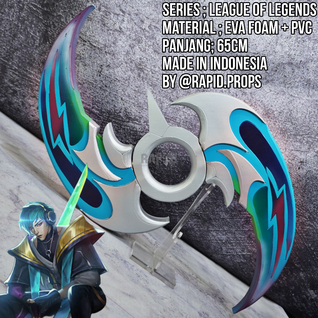 Aphelios Heartsteel Weapon Prop For Cosplay League of Legends