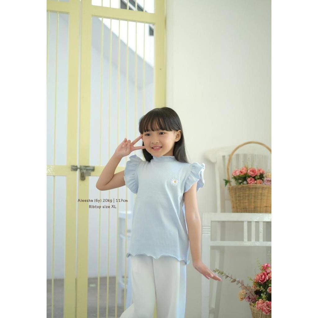 RIB TOP - Atasan Rib Anak 1-5 Tahun | Kaos Anak Perempuan | Kaos Rib Anak