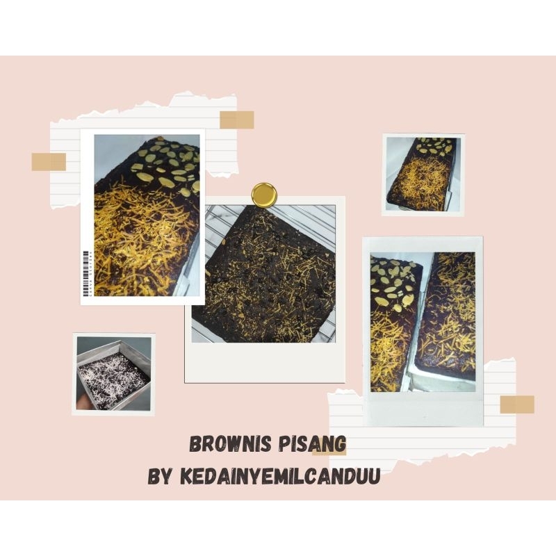 

bronis brownies kue coklat BROWNIES PISANG NYOKLAT SIZE 20X10 (bykedainyemilcandu)