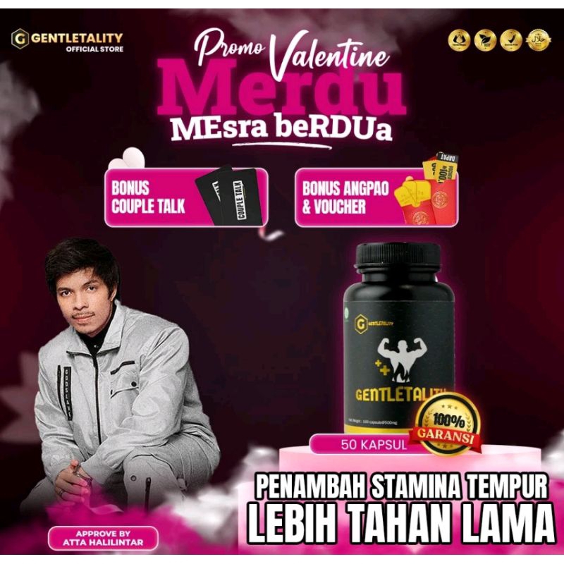 GENTLETALITY Kapsul Strong Suplemen Herbal Pria Dewasa Terbaik