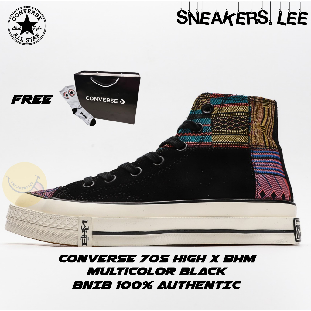 [SL] Converse 70s Hi x BHM Multicolor Black