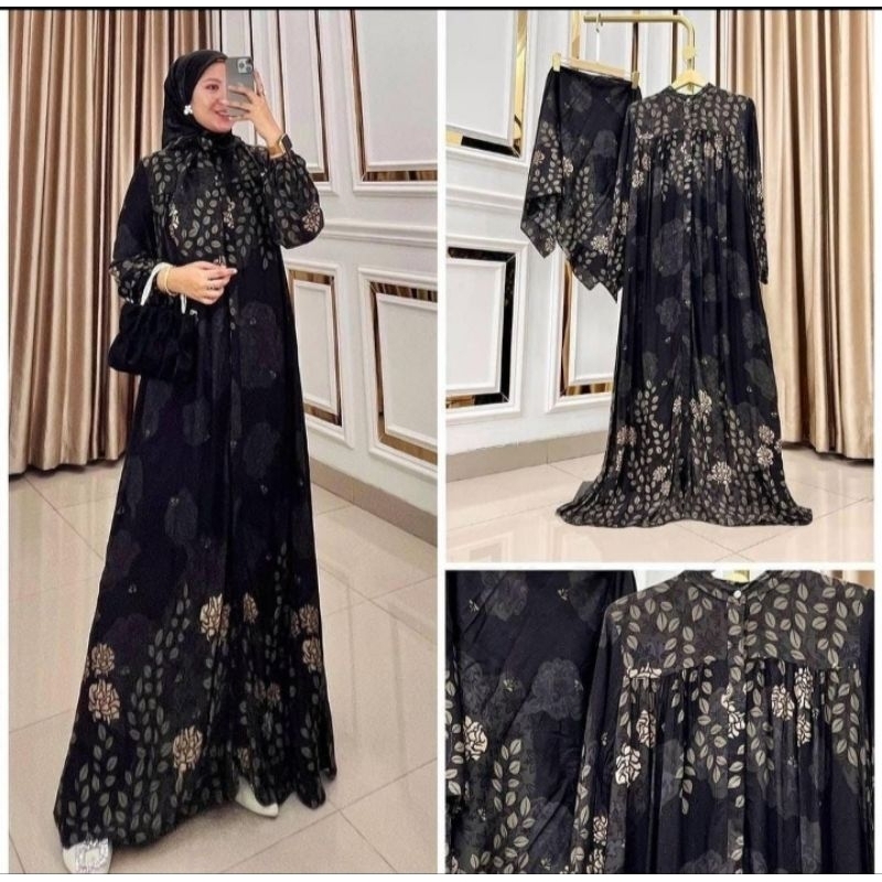 set hijab rayon zara/gamis hijab by ZARA/5 model