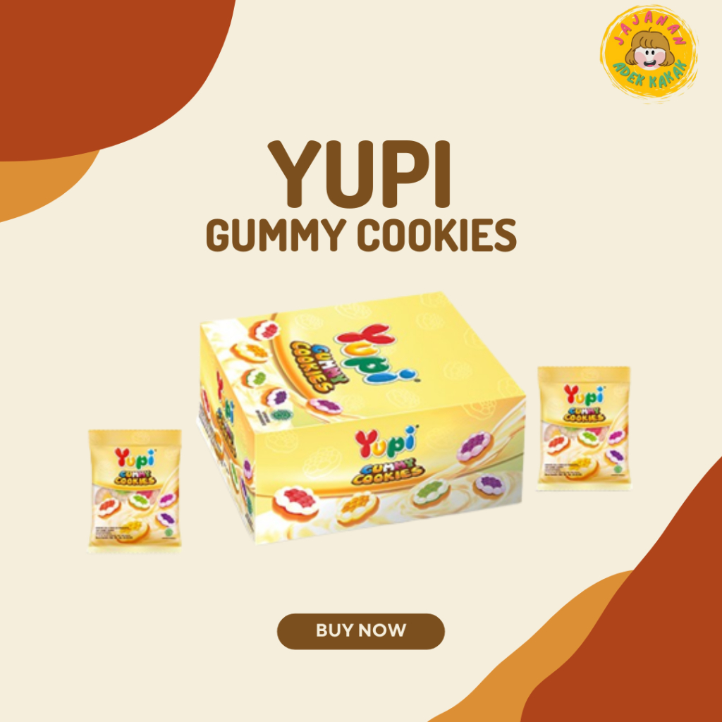 

Yupi Box Gummy Cookies Isi 24 Pcs