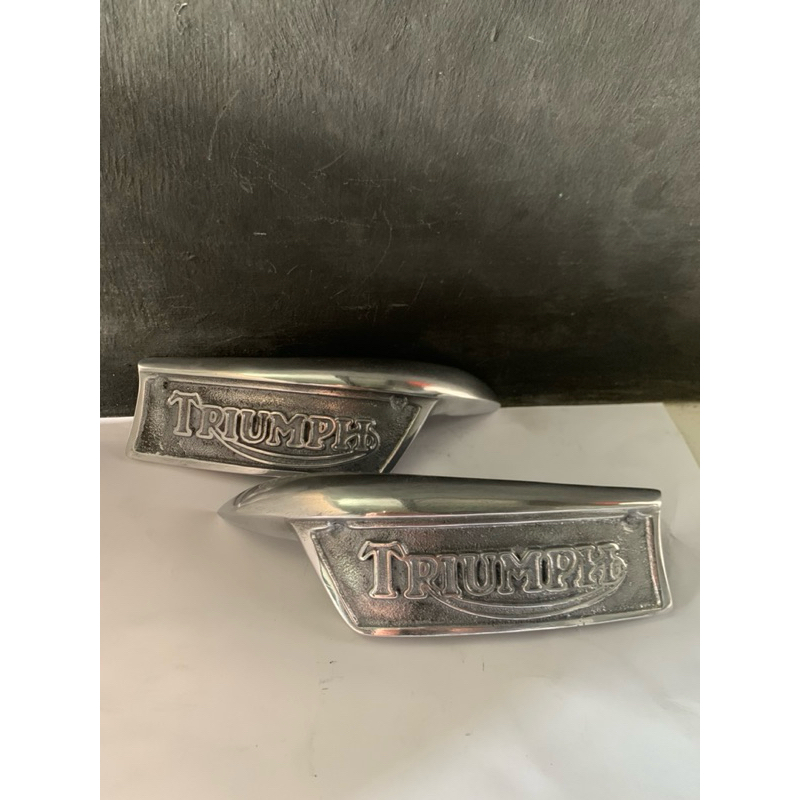 Emblem tangki triumph, emblem tangki custom triumph, emblem custom