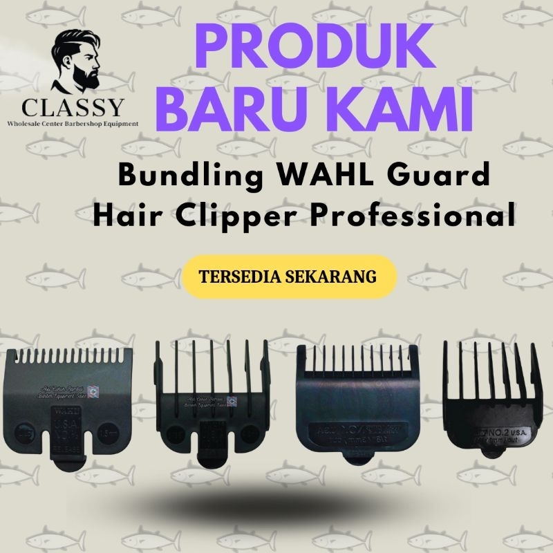 Sepatu Clipper Guard Hair Clipper Nomor 1&2 Ukuran 0.5 & 1.5 mm
