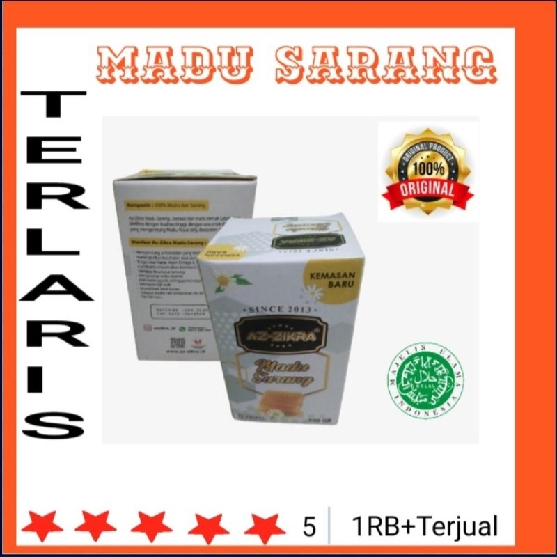 

Az Zikra Madu Sarang Madu Alami ada Sarangnya 500 gr