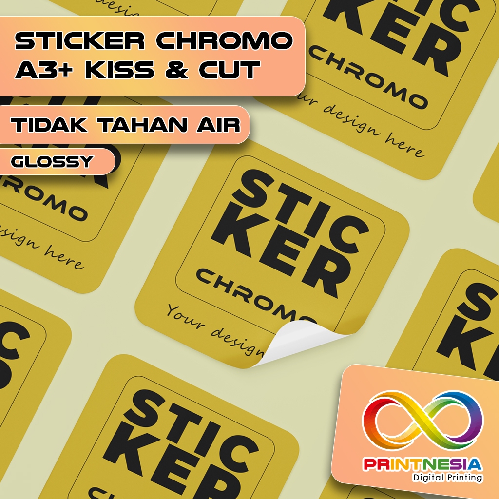 

Cetak Stiker Chromo Kiss Cut A3 Murah / Cetak Stiker Cutting Label Kemasan Makanan Minuman Online Shop Murah