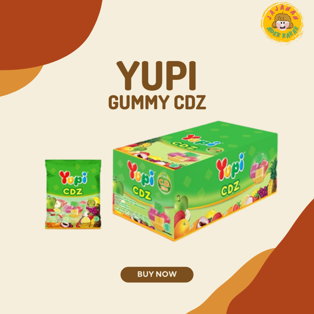 

Yupi Box Gummy CDZ Isi 12 Pcs