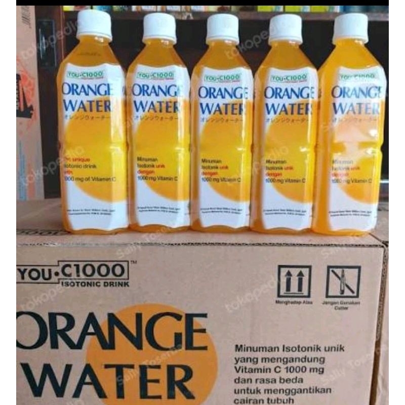 

(Sameday/Instant) 1 Dus water orange 24 botol