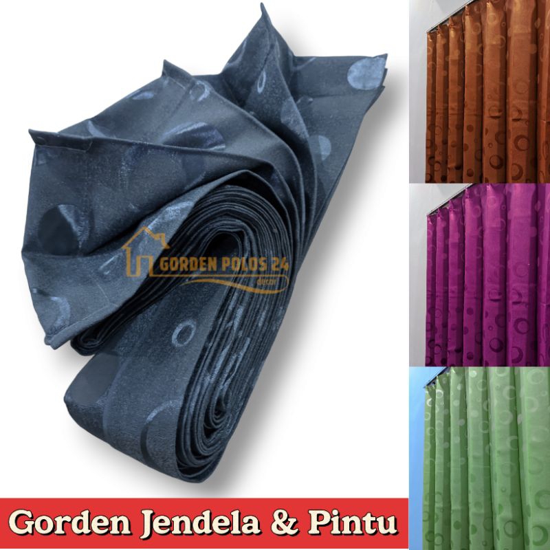 GORDEN / GORDEN JENDELA / GORDEN PLISKET MOTIF POLKADOT / GORDEN PINTU KAMAR PLISKET / HORDENG JENDE