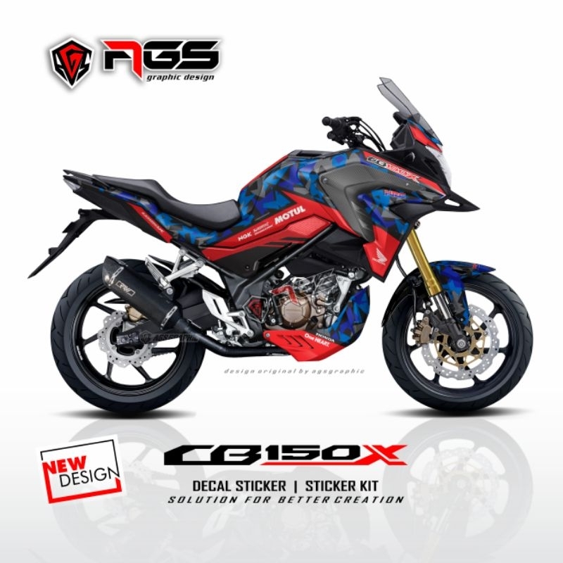DECAL HONDA CB150X / DECAL STICKER CB150X HRC ARMY  / DECAL FULL BODY / CBX / agsgraphic