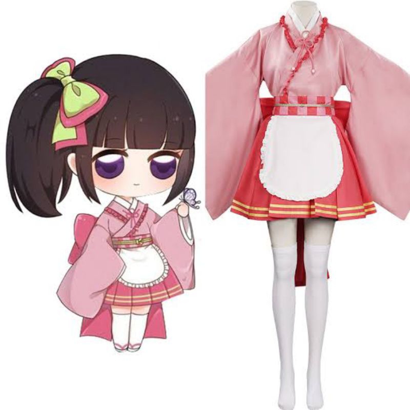 Kanao maid kimono costume cosplay