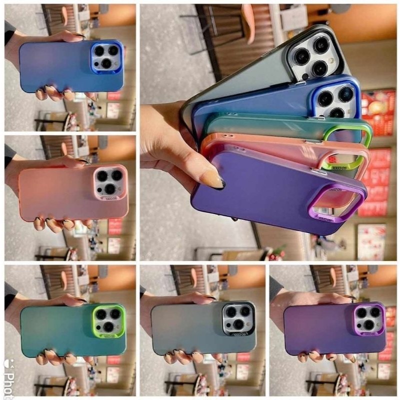 CASE IMD HYBRID PLATE HOLOGRAM REDMI NOTE 9 REDMI NOTE 9 PRO SILIKON MACARON TERBARU