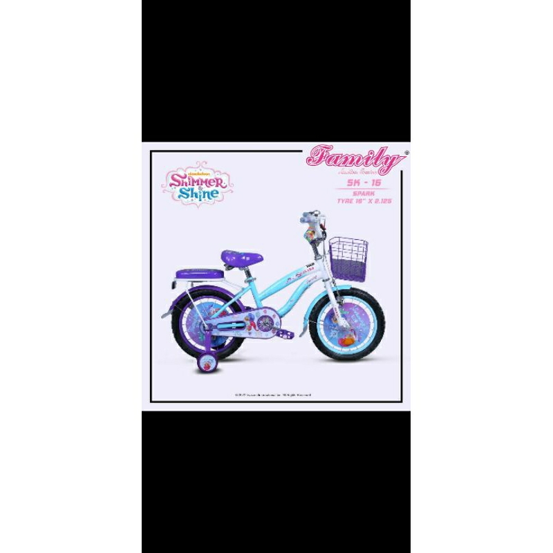 sepeda anak 16 in family sparks