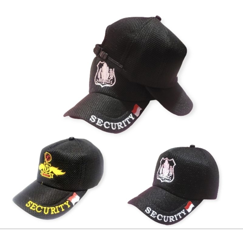topi security terbaru topi satpam
