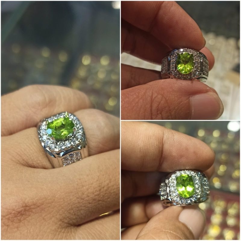 BATU CINCIN PERIDOT NATURAL