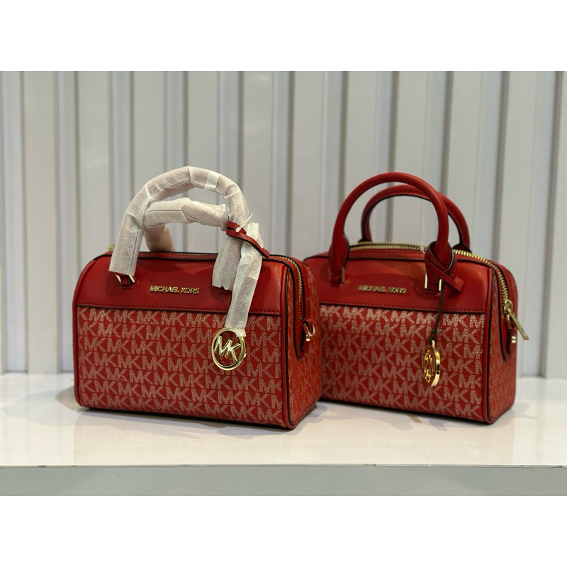 mk carmine duffle xbody xs