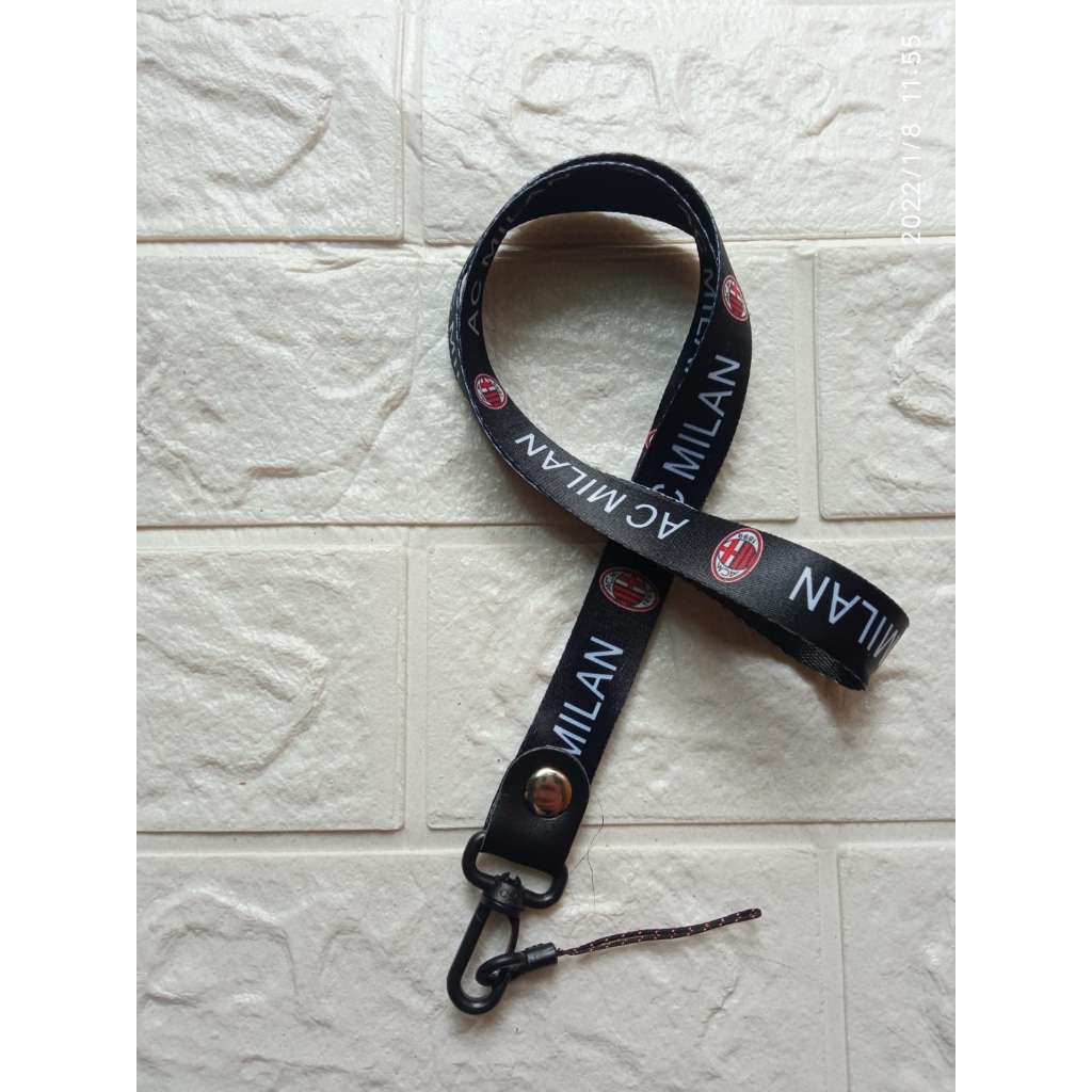 

Lanyard ACM Milan Gantungan Leher Id Card Rossoneri