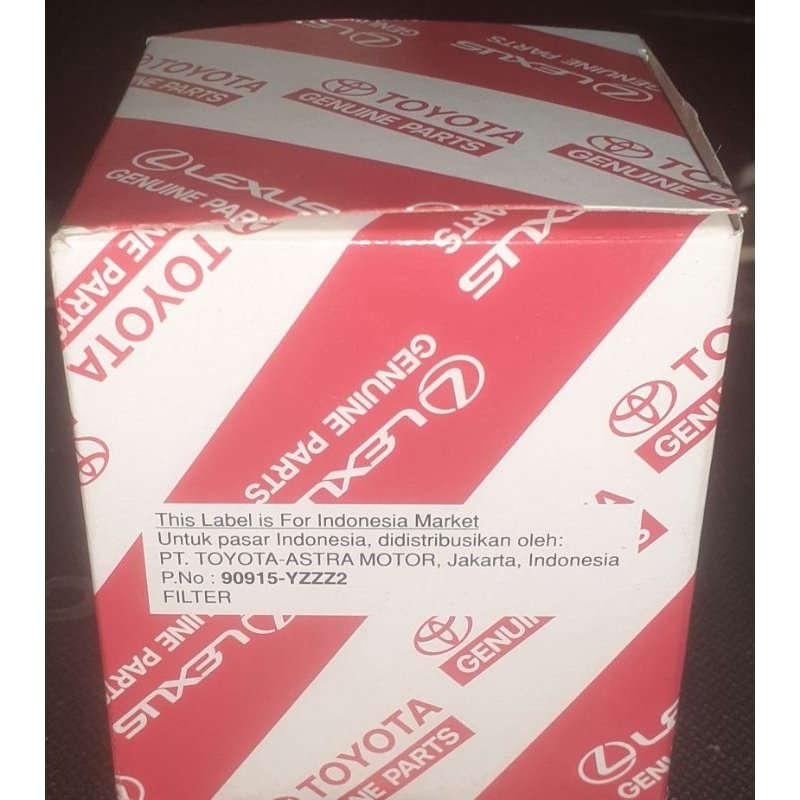 Filter oli Toyota innova original