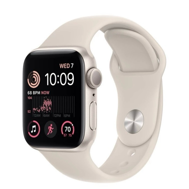 Apple Watch SE 2 2023 Starlight - Garansi Resmi Ibox 1 Tahun (Second Pemakaian 1 Bulan)
