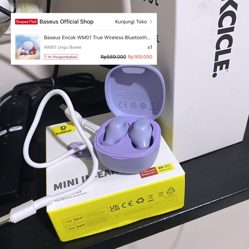 Baseus Encok Preloved Like NEW