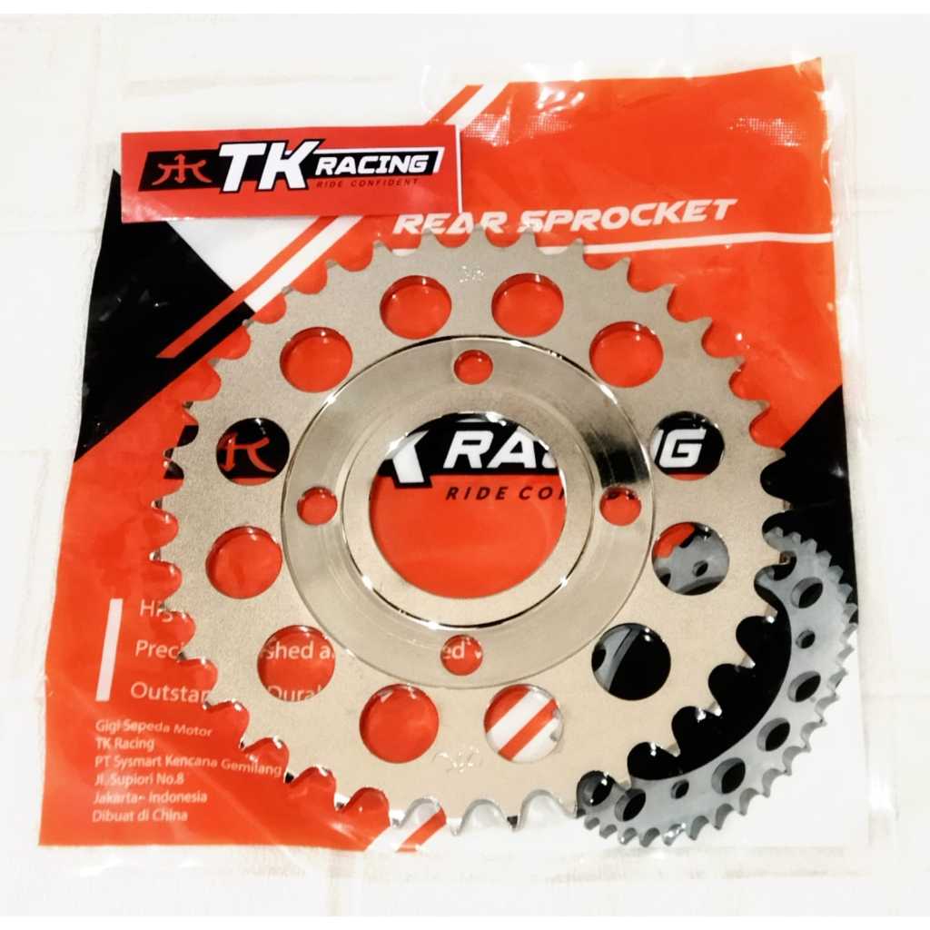 TK Racing Gear Belakang 520 Tiger Mega Pro New Mono Shock Verza CB 150R CBR150 Sonic GTR 35T 36T 37T