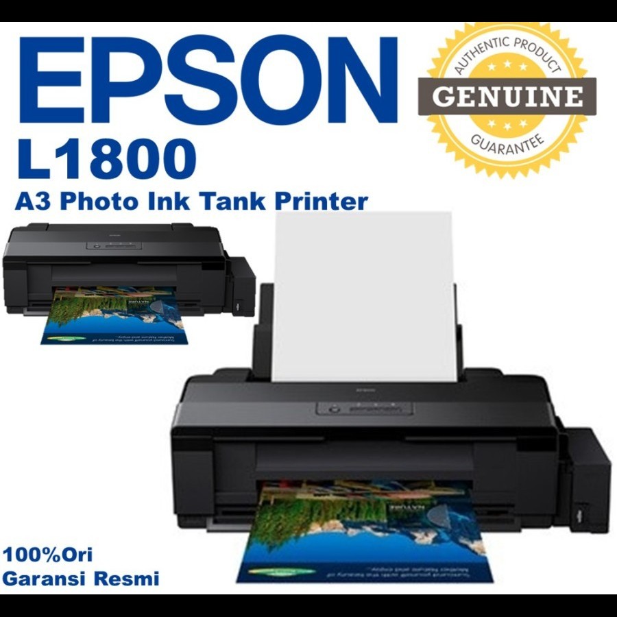 EPSON PRINTER L1800 | PRINTER EPSON L1800 | PRINTER A3 | Printer Epson L1800 A3 Normal Mulus 6 Warna (Second Bergaaransi)