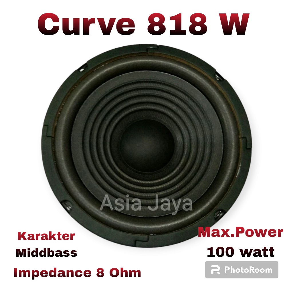 Speaker ACR Curve 8 Inch Woofer 818