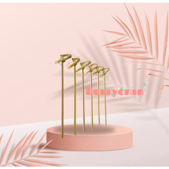 Ready Tusuk Bambu 8cm Tusuk Buah Tusuk Cocktail