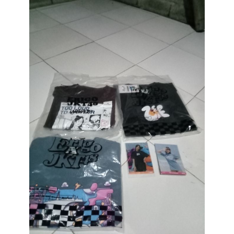 t-shirt jkt48 x erigo/bajujkt48/jkt48