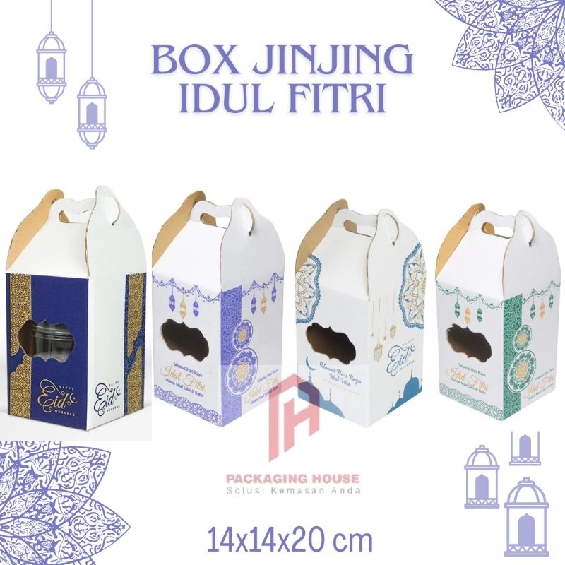 

Box 14X14X20 cm Jinjing (KUKER 500gr isi 3 Toples Bulat) Kardus/karton/kemasan/Kue Kering isi 3/kuker isi 3/idul fitri/Iedmubarak/hampers/parcell/parcel/tinggi20