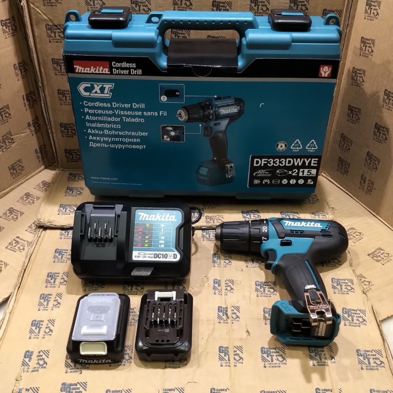 Mesin Bor Baterai Cordless Drill Makita 12V