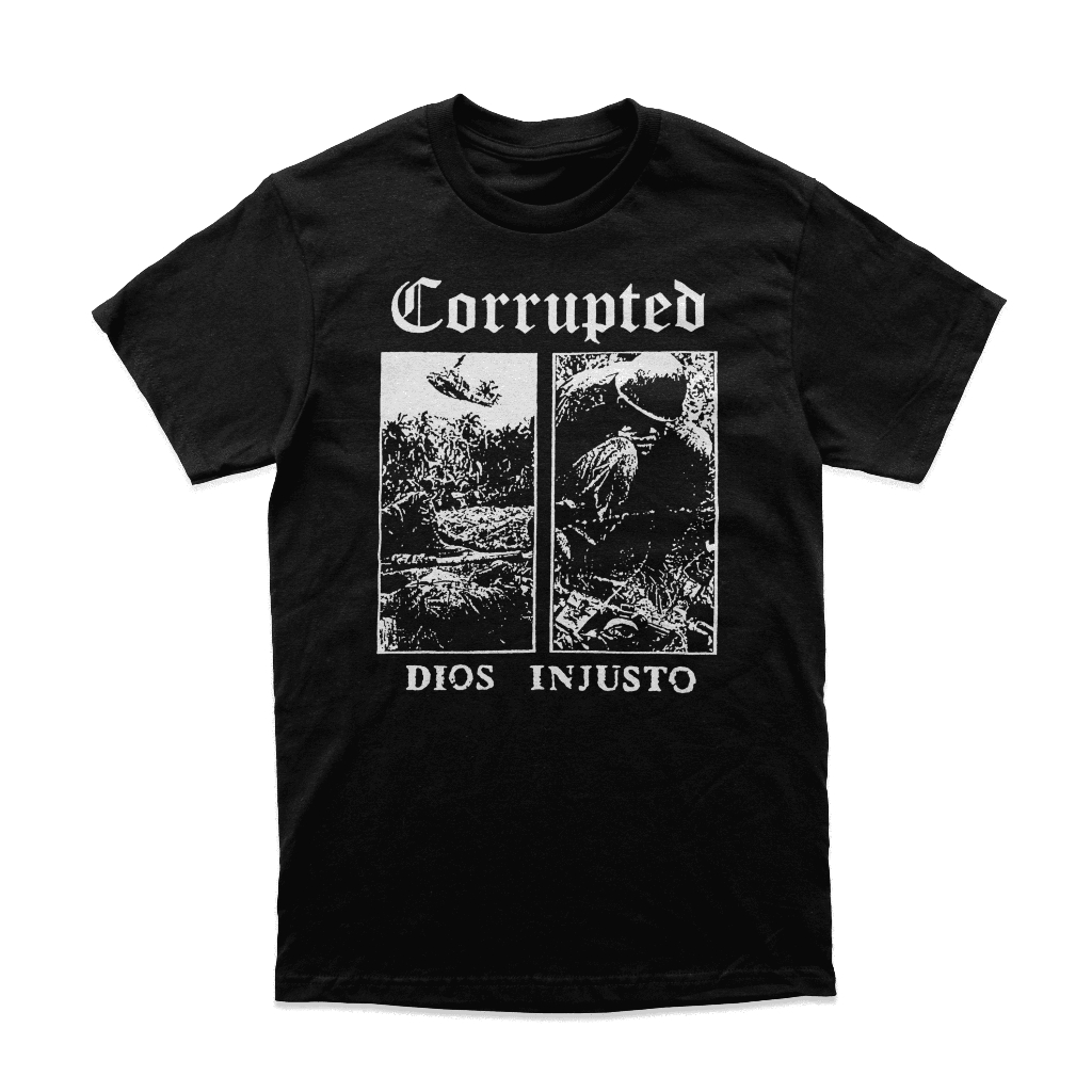 Kaos Tshirt Baju Band Corrupted "Dios Injusto" Merchandise