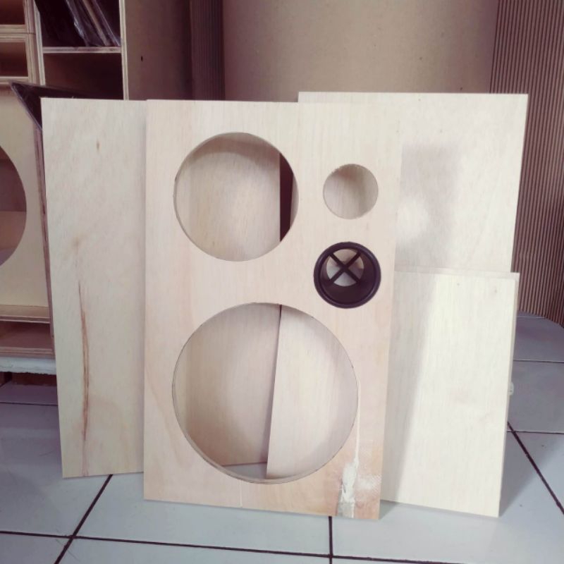 Potongan/lembaran Box speaker 10 inch 6 inch dan tweeter