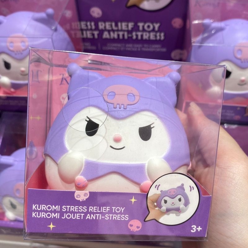 Sanrio x MINISO Kuromi Squishy Stress Relief Toy Mainan Bola Stres