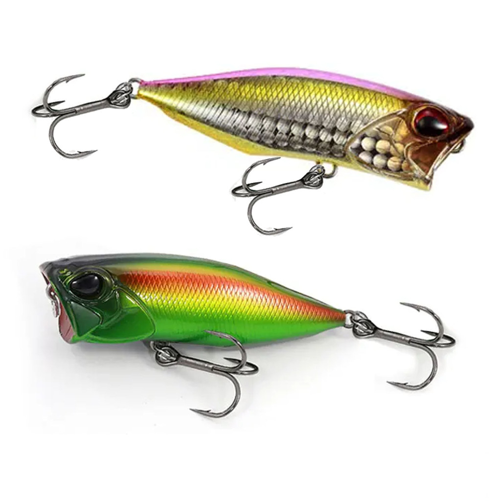 Umpan Popper 6cm 9g Popping Red Head Top Water Lure