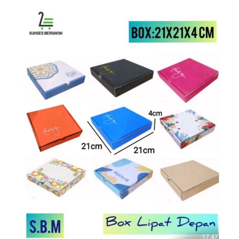 

Box 21x21x4cm(LD)/Kardus/Hampers/packaging/Dus box