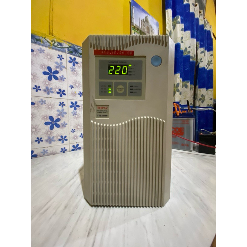 UPS TOPAZ 48v 700watt ONLINE PSW MODIFIKASI AKI EXTERNAL
