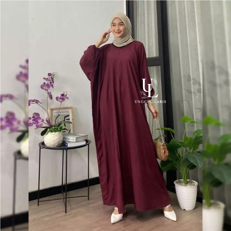 NEW DEALS KAFTAN HITAM MODERN TERBARU QATAR AFGHANISTAN IRAQ JUMBO POLOS LEBARAN 2023 ADEM COCOK